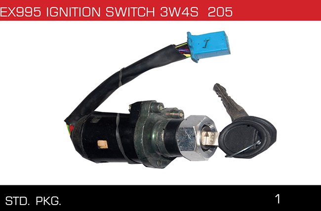 EX995 IGNITION SWITCH 3W4S 205